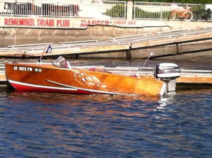 1954 Inland Style Master Wood Boat