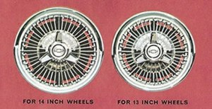 1964 Ford wire wheel covers #10