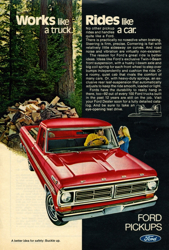 1972 Ford pickup specs